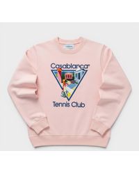 CASABLANCA - Printed Sweatshirt La Joueuse Cotton - Lyst