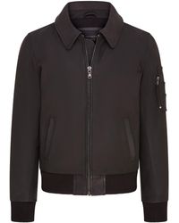 Infinity Leather - A2 Cowhide Bomber Jacket-Eura - Lyst