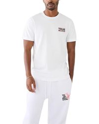 TRUE RELIGION - T Shirts Short Sleeve Buddha Summer Crew Neck Cotton Tee New - Lyst