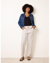 Blue Vanilla - Elasticated Trousers With Tie - Lyst