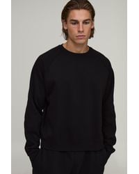 BoohooMAN - Essential Oversized Boxy Fit Raglan Sleeve Sweater - Lyst