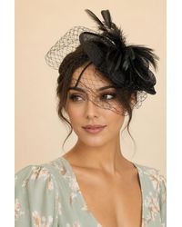 SVNX - Large Feather & Net Disc Fascinator - Lyst