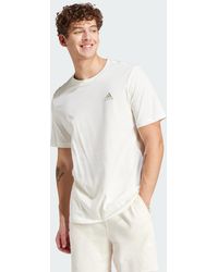 adidas - Essentials Single Jersey Embroidered Small Logo Tee - Lyst