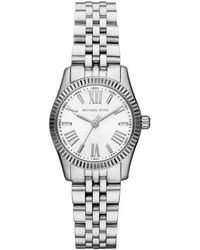 Michael Kors - Petite Lexington Dial Watch Stainless Steel - Lyst