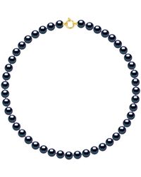 Diadema - Rank Ketting Princess Zoetwaterparels Ronde 9-10 Mm Sluiting Luxury - Lyst