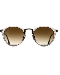 Persol - Round Transparent Clear Gradient Po3166S Metal - Lyst