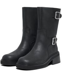 ONLY - Butter-2 Polyurethane Heeled Mid Calf Boots Pu - Lyst