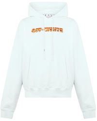 Off-White c/o Virgil Abloh - Metal Arrow Logo Skate Hoodie Cotton - Lyst