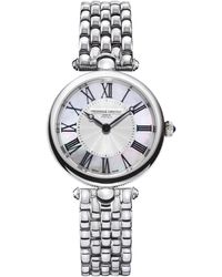 Frederique Constant - Frédérique Art Deco Silver Watch Fc-200mpw2ar6b Stainless Steel - Lyst