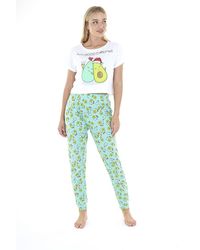 Brave Soul - Green Cotton 'avoxmas' Christmas Pyjama Set - Lyst