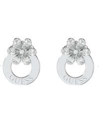 Guess - Ube05108Rh Ladies Lily Earrings - Lyst