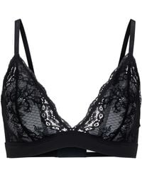 BOSS - Lace Triangle Bra - Lyst