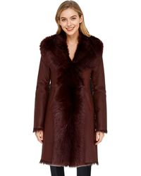Infinity Leather - Toscana Real Sheep Hooded Trench Coat - Lyst