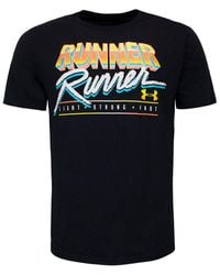 Under Armour - Short Sleeve Crew Neck T-Shirt 1350766 001 Cotton - Lyst