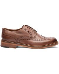 Chapman & Moore - Leather Derby Brogue Oxford Dress Shoes - Lyst