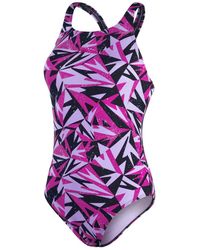 Speedo - Hyperboom Allover Medalist Swimsuit - Lyst