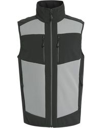 Regatta - E-Volve Colour Block Softshell Body Warmer (Mineral/Ash) - Lyst