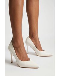 Boohoo - Wide Fit Mid Height Court Shoes - Lyst
