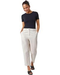 Roman - Petite Cotton Blend Stretch Trousers - Lyst