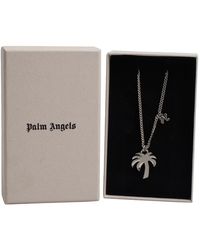 Palm Angels - Necklace With Tree Pendant Pwob089F23Mat0017272 - Lyst