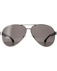 BOSS - Aviator Matte Ruthenium 1560/O/S Metal - Lyst