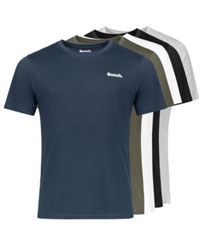 Bench - 5 Pack Cotton 'Oliver' T-Shirts - Lyst