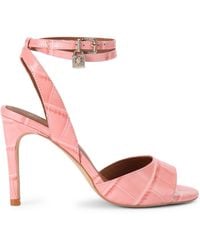 Kurt Geiger - Leather Brixton Ankle Strap Sandals - Lyst