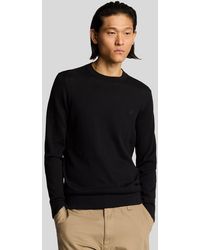 Lyle & Scott - Superfine Cotton Crew Neck Jumper - Lyst