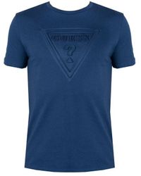 Guess - T-shirt Gustavo Mannen Blauw - Lyst