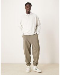 ASOS - Oversized Joggers With Contrast Stitching - Lyst