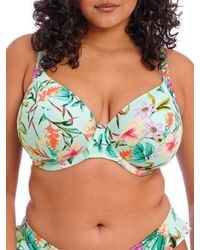 Elomi - Sunshine Cove Plunge Bikini Top - Lyst