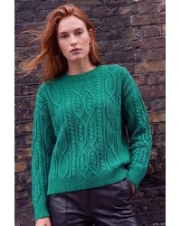 Roman - Chunky Cable Knit Jumper - Lyst
