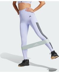 adidas - Optime 3-Stripes Full Length Leggings - Lyst