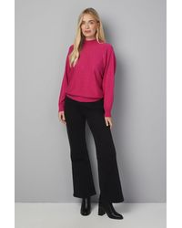 Wallis - Petite Embellished Batwing Jumper - Lyst