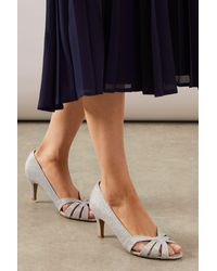 Good for the Sole - Wide Fit Honies Peep Toe Court Shoes - Lyst