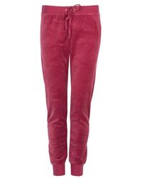 Juicy Couture - Broek Knit Vrouw Rood - Lyst
