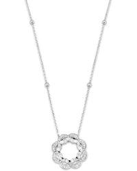 Orphelia - 'Onyx' 925 Sterling Chain With Pendant - Lyst