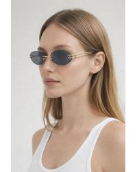 SVNX - Rimless Oval Sunglasses - Lyst