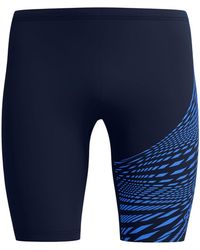 Speedo - Medley Wave Pattern Jammer Shorts /Cobalt Pop) - Lyst