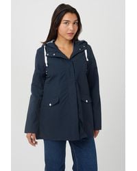 Brave Soul - Lightweight Coated Hooded Jacket - Lyst