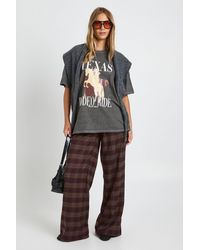 Boohoo - Texas Rodeo Ride Printed T-Shirt - Lyst