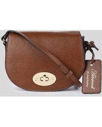 Ashwood Leather - 'Borsa Della Moda' Real Saddle Crossbody Bag - Lyst