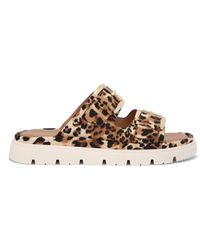 Carvela Kurt Geiger - Carvela Sandals Beige Combination Satin Pavilion - Lyst