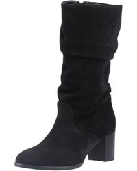Hush Puppies - Cosima Suede Heeled Knee High Boots - Lyst