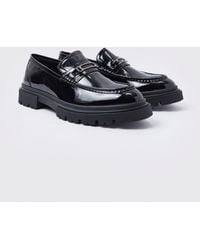 BoohooMAN - Chunky Patent Loafer - Lyst