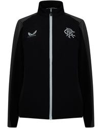 Castore - Rangers Fc Mock Neck Relaxed Fit Track Jacket - Lyst