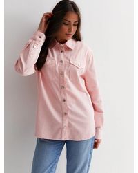 Secret Label - Coloured Denim Shirt - Lyst