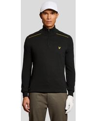 Lyle & Scott - Cotton Tipped 1/4 Zip Jumper - Lyst