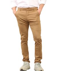 MYT - Slim Fit Cotton Chino Trousers - Lyst