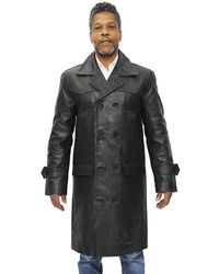 Infinity Leather - Cowhide Peacoat-Dortmund - Lyst